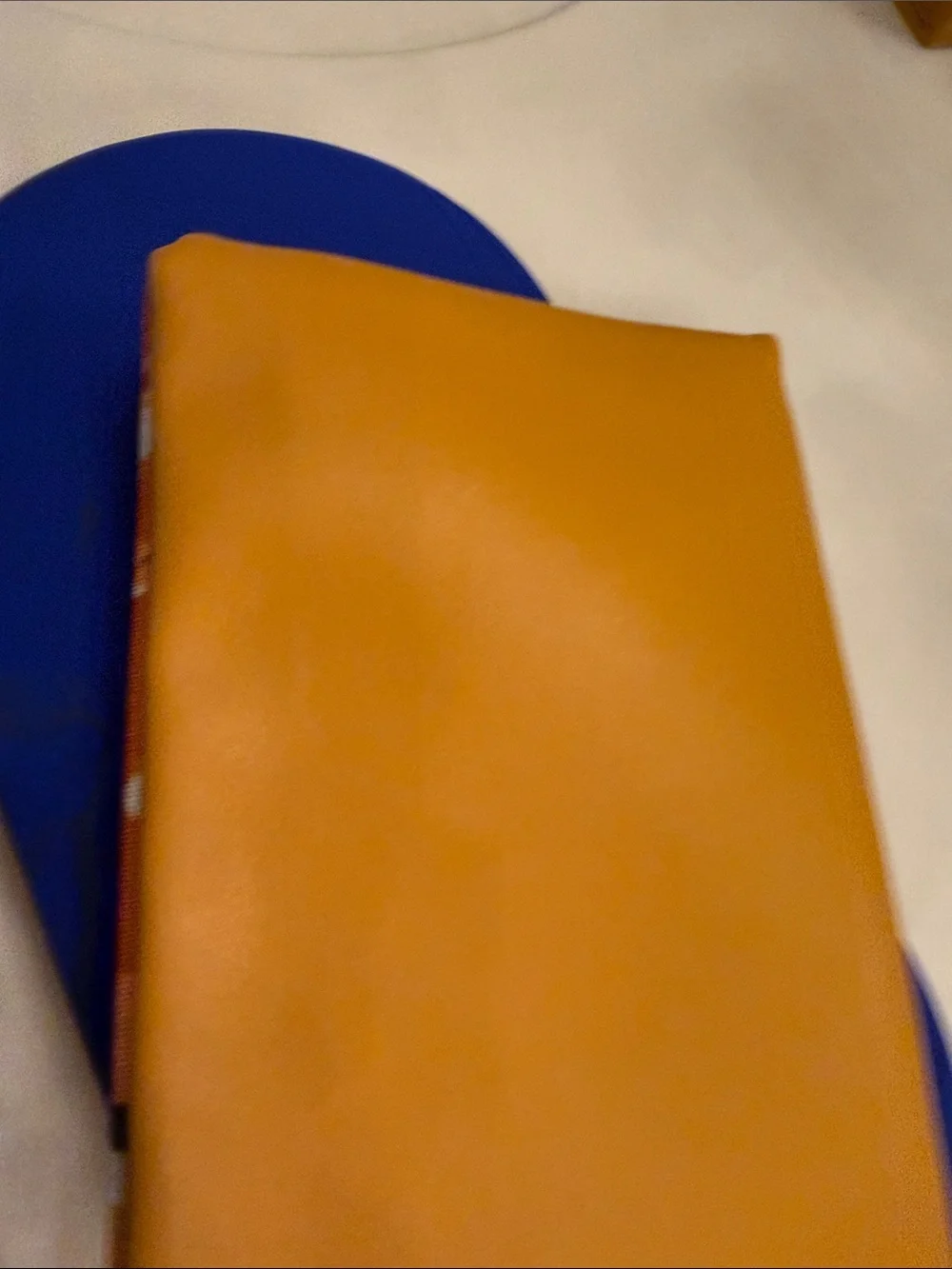Rachel Pally Mustard Yellow Zip Clutch with Floral Insert